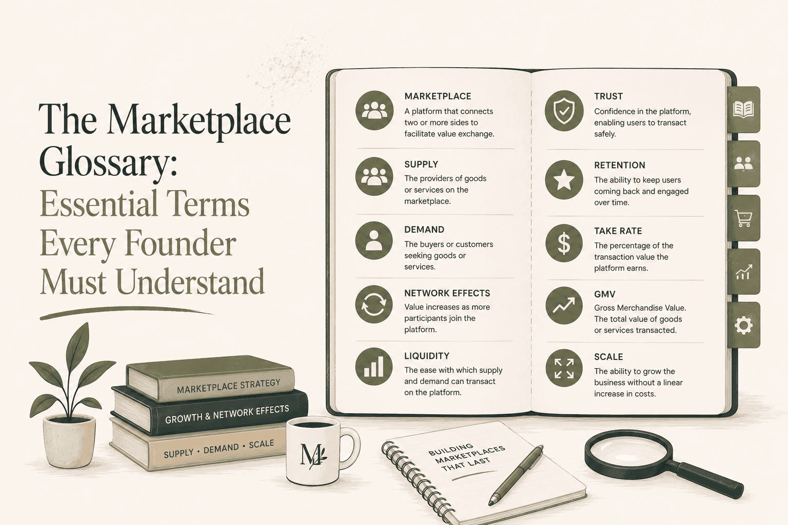 The Marketplace Glossary: Essential Terms Every Founder Must Understand